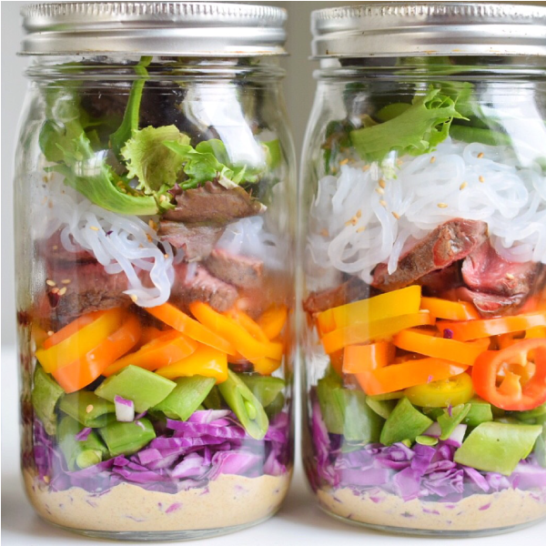 Thai Noodle and Beef Salad