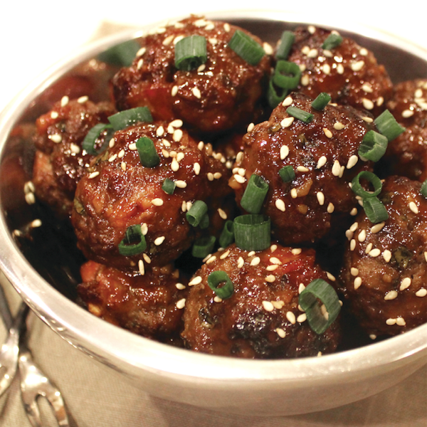 Ginger Sesame Meatballs