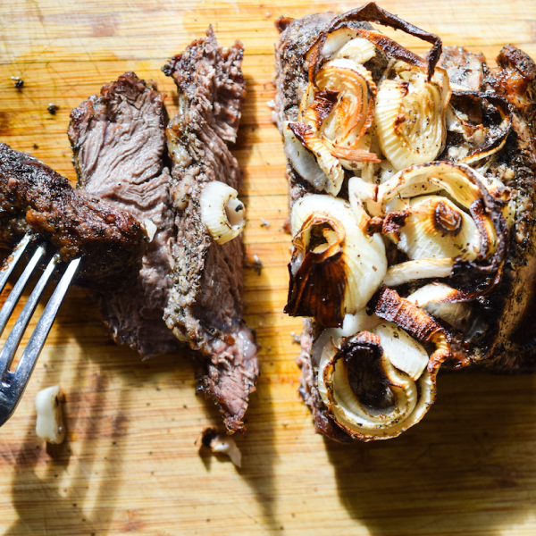 Chuck Roast with White Onion