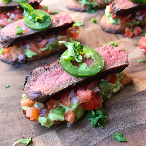 Fiesta Steak Bruschetta