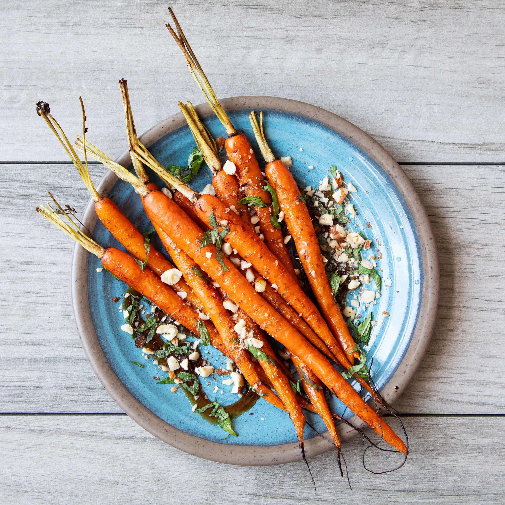 Balsamic Honey Glazed Carrots with Toasted Hazelnuts