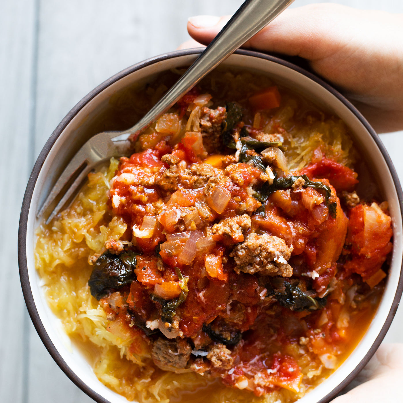 Spaghetti Squash Bolognese