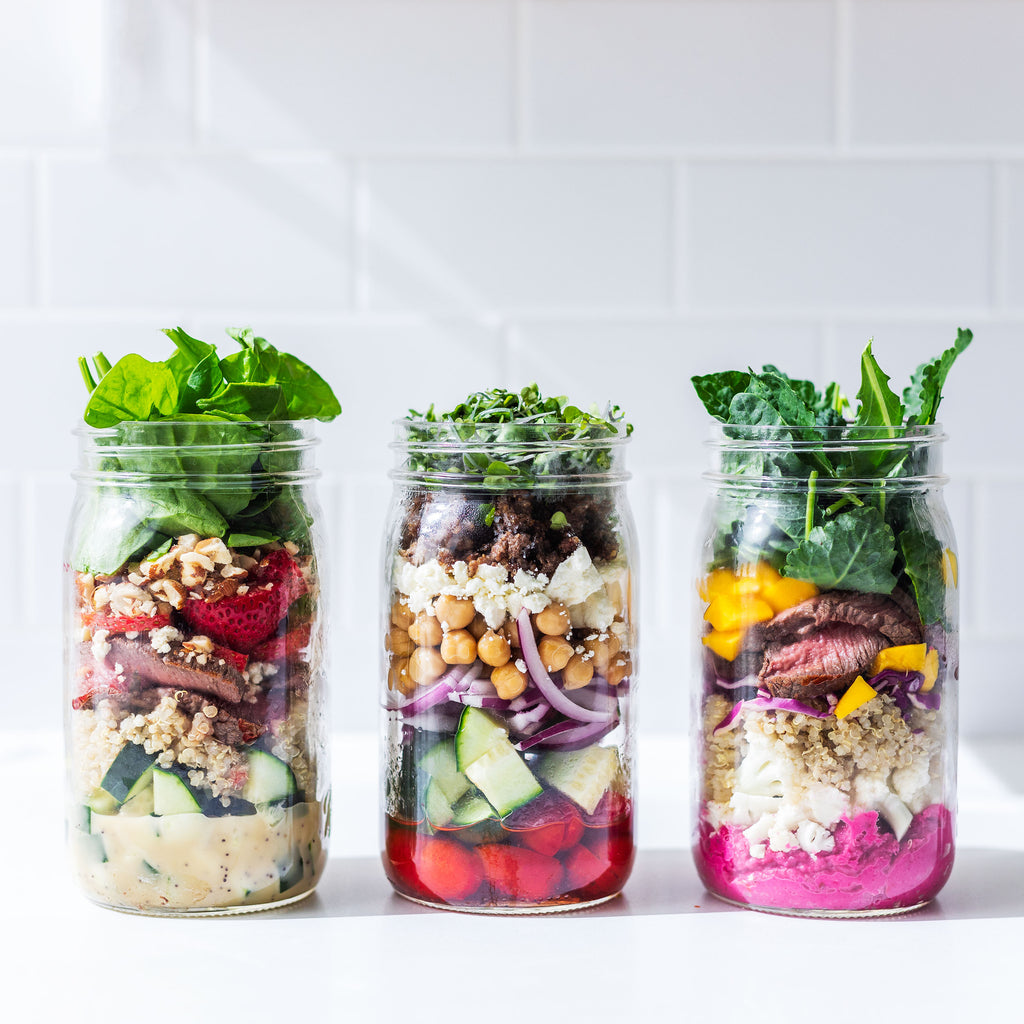 Mason Jar Salad - 3 Ways