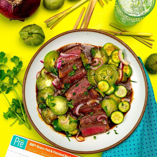 New York Strip Steak with Ponzu Sauce