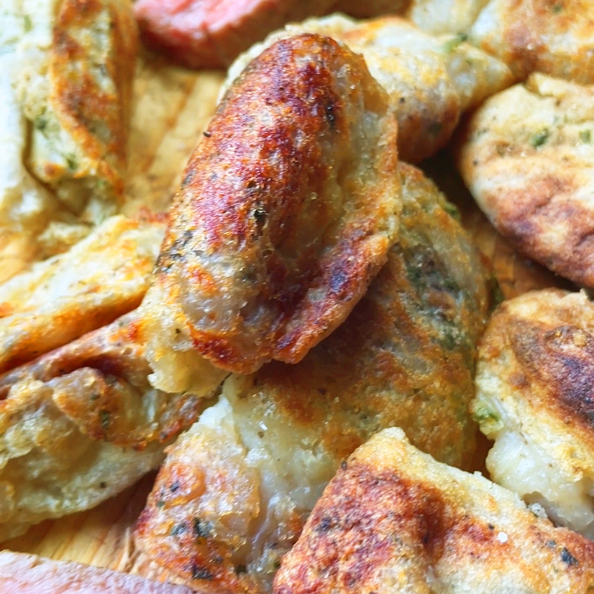 Air Fryer Potato Puffs with Steak