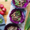 Shredded Beef Cabbage Cups