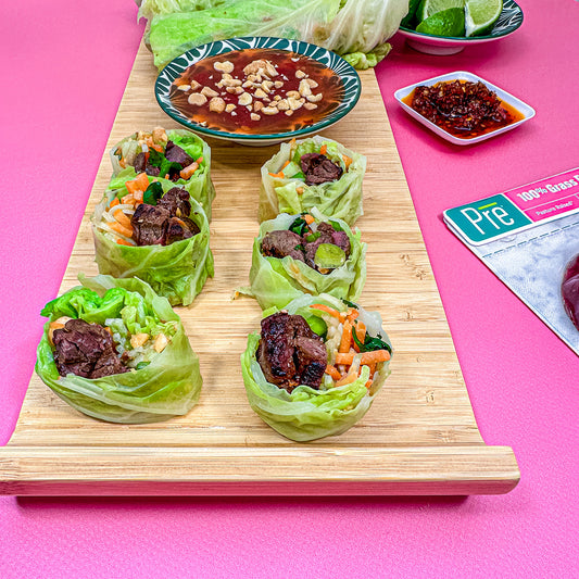 Beef and Cabbage Spring Rolls