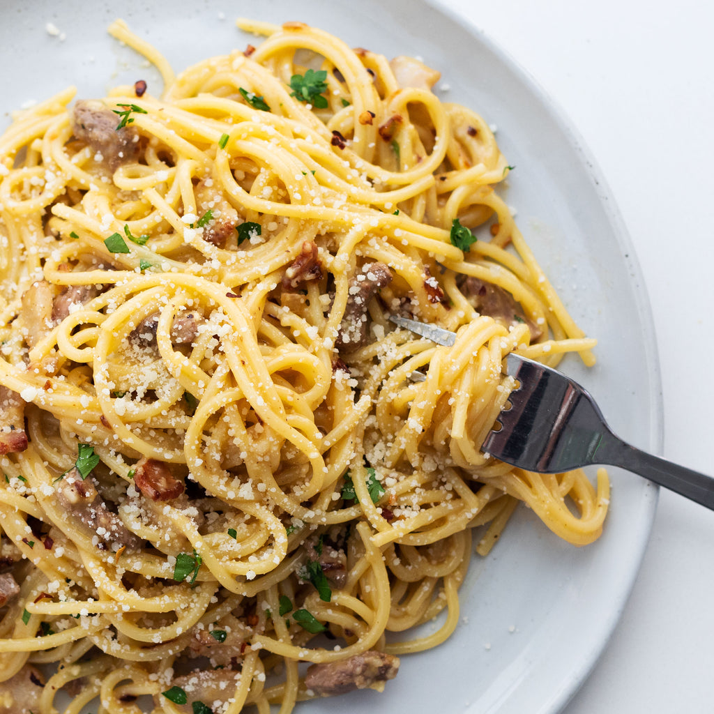 Steak Carbonara