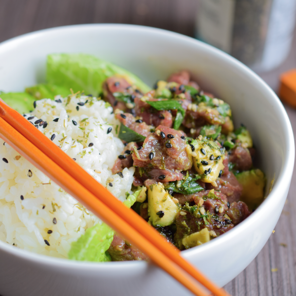 Filet Mignon Poke Bowl