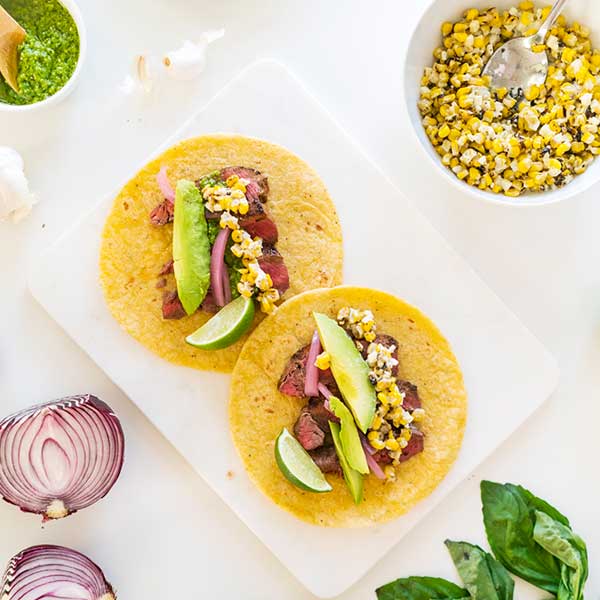 Chimichurri Steak Tacos