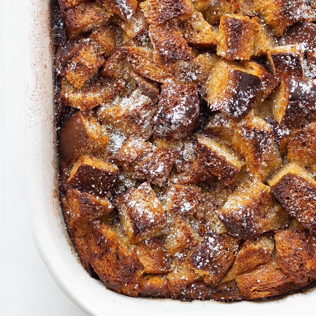Make-Ahead Eggnog French Toast Bake