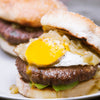 Green Chile and Fried Egg Burger