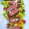 Grilled Ribeye and Peach Salad with Blue Cheese