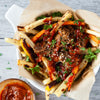 Korean Beef with Carrot Frites