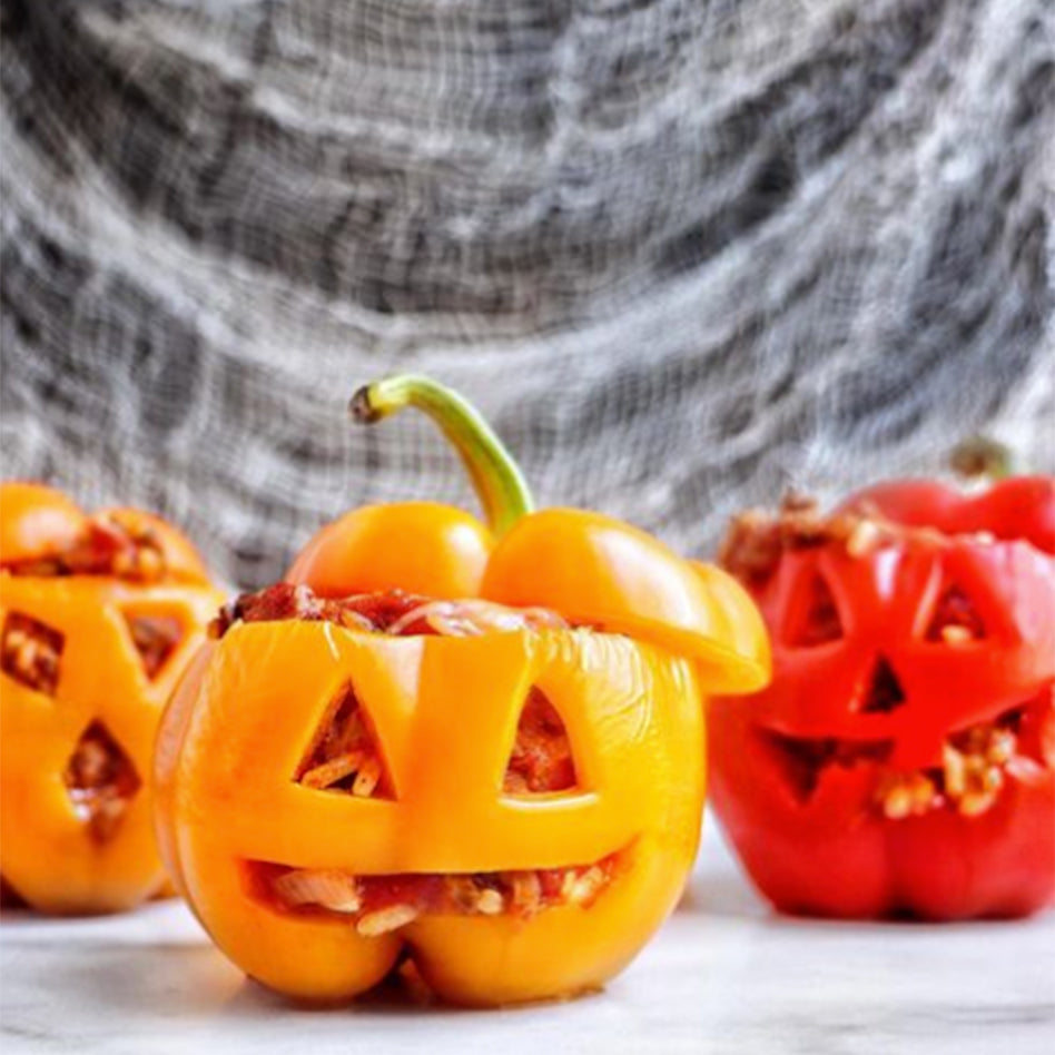 Stuffed Halloween Peppers