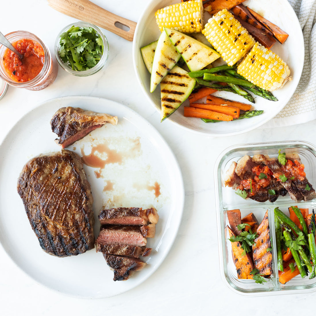 Meal Prepping on the Grill...or the Grill Pan