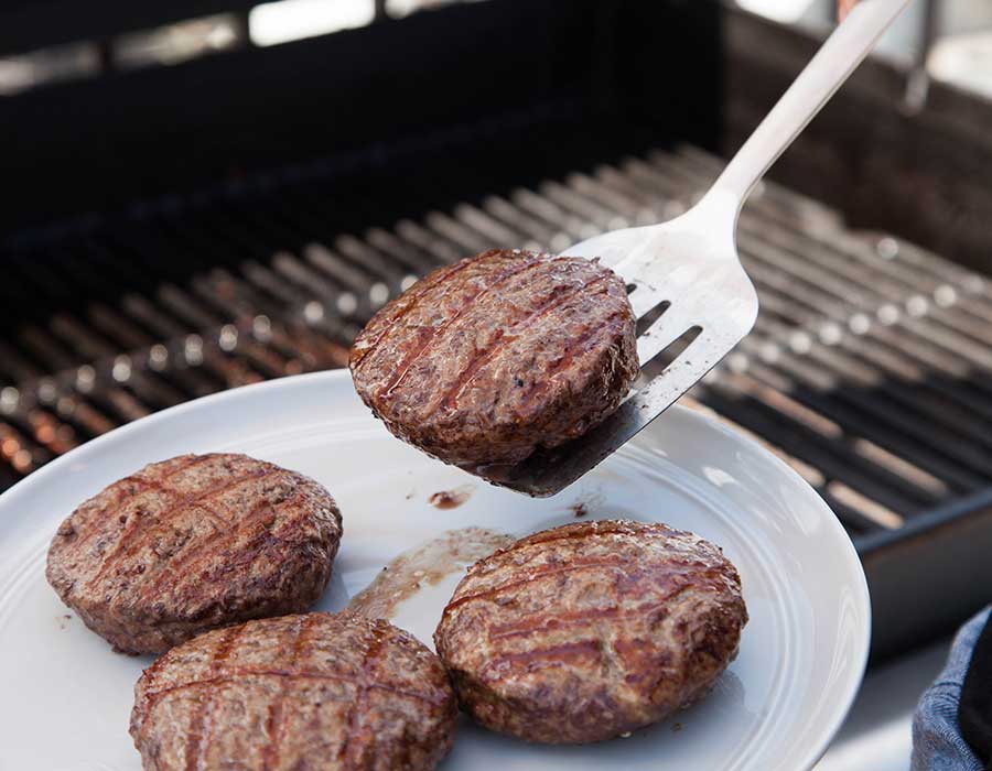 grilled burgers
