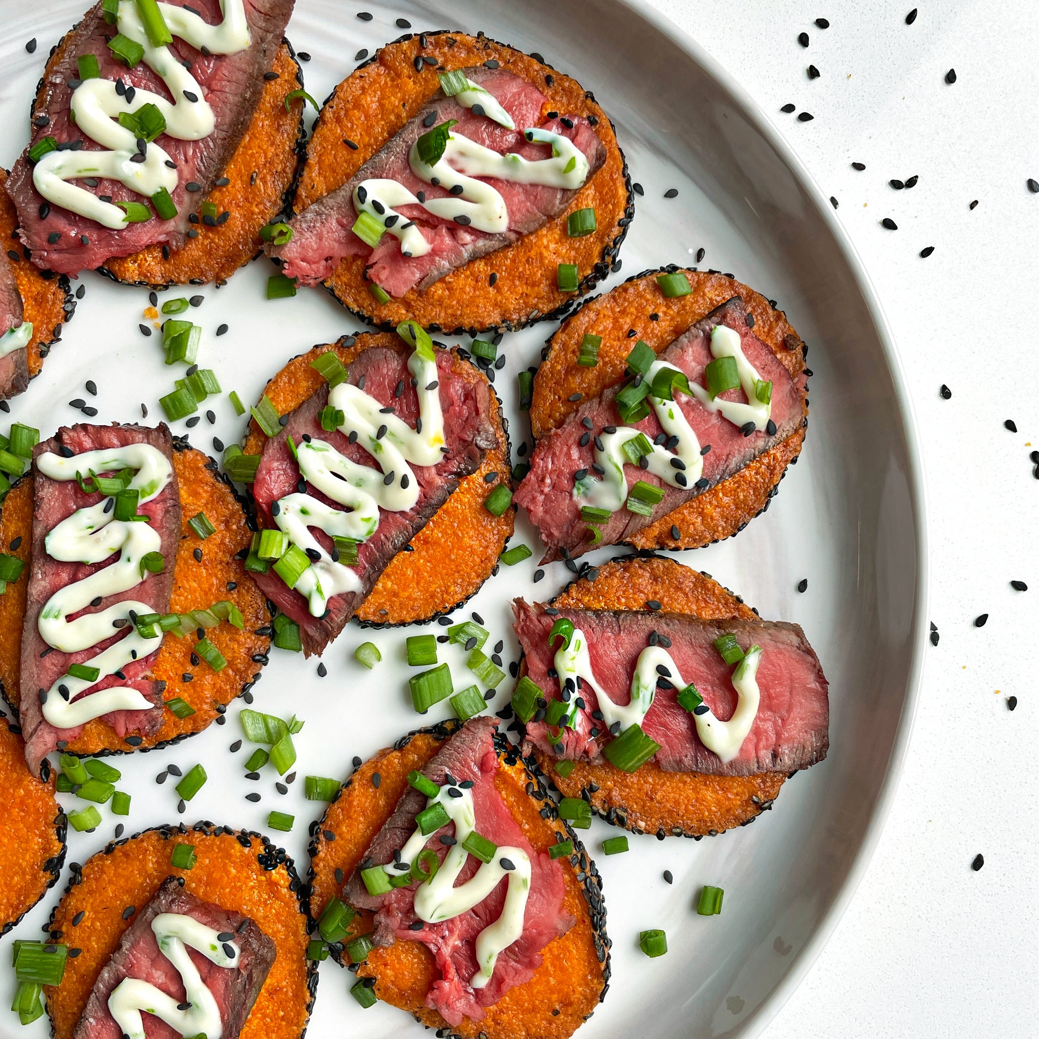 Pimento Cracker Sirloin Bites Appetizers