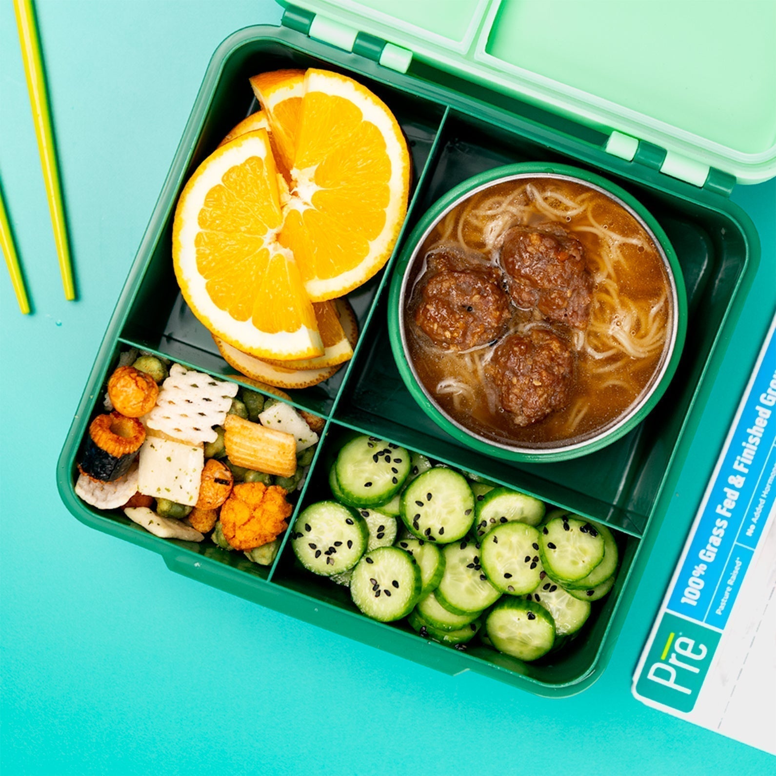 Teriyaki Meatball Ramen Lunch Bowl