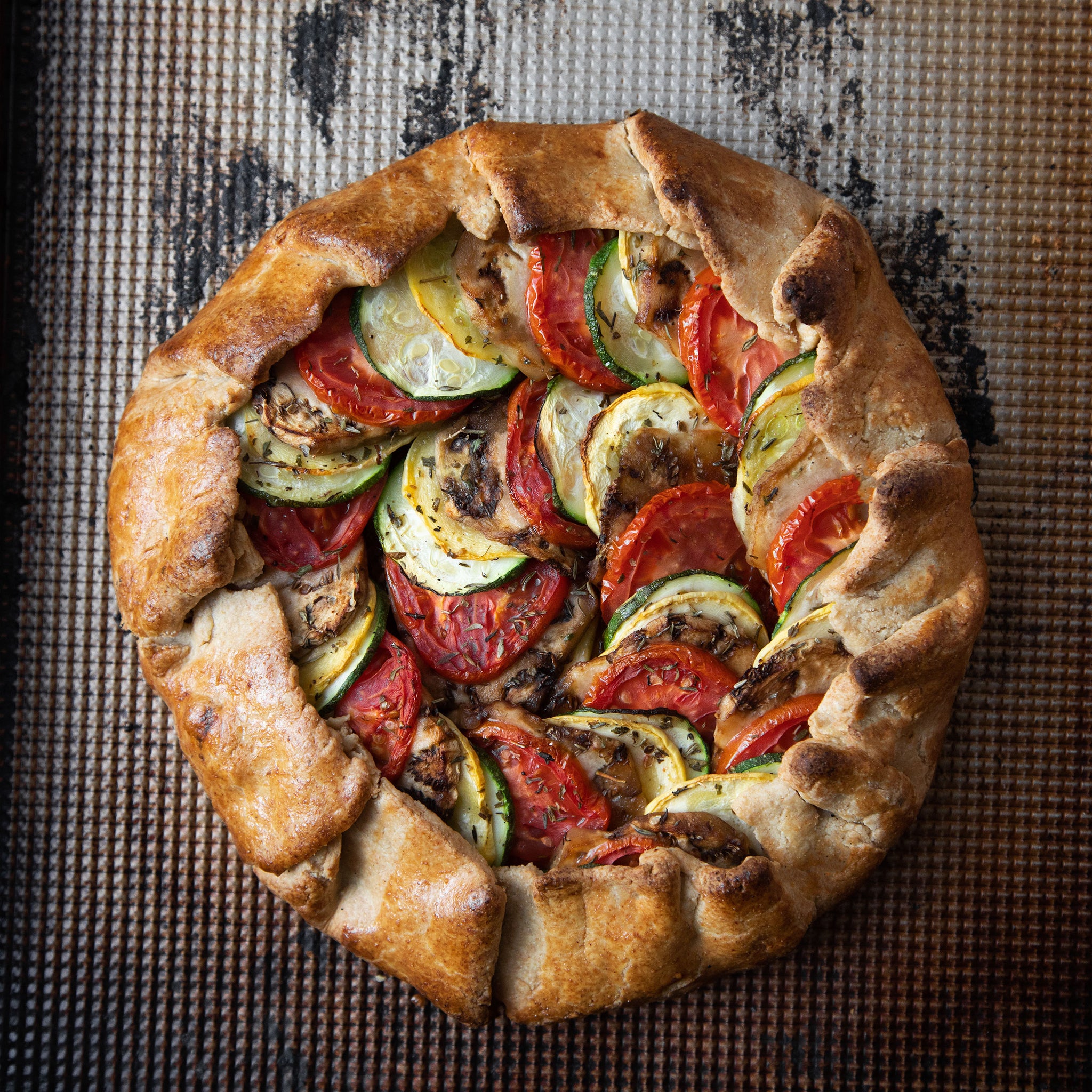 Ground Beef Ratatouille Gallete