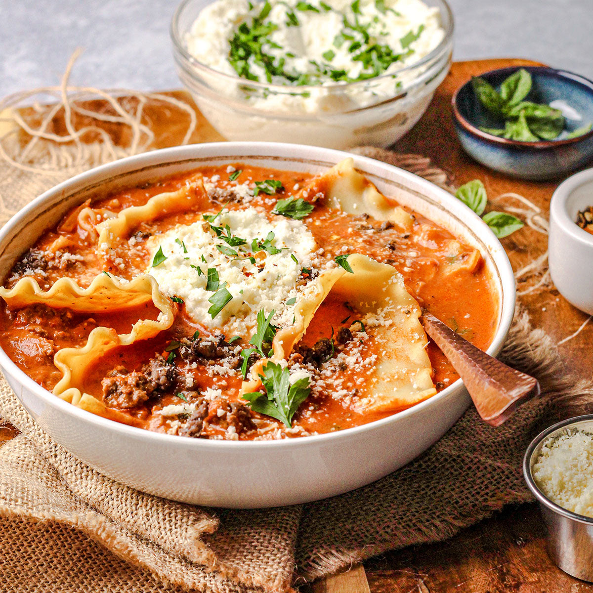 Lasagna Soup Alla Vodka