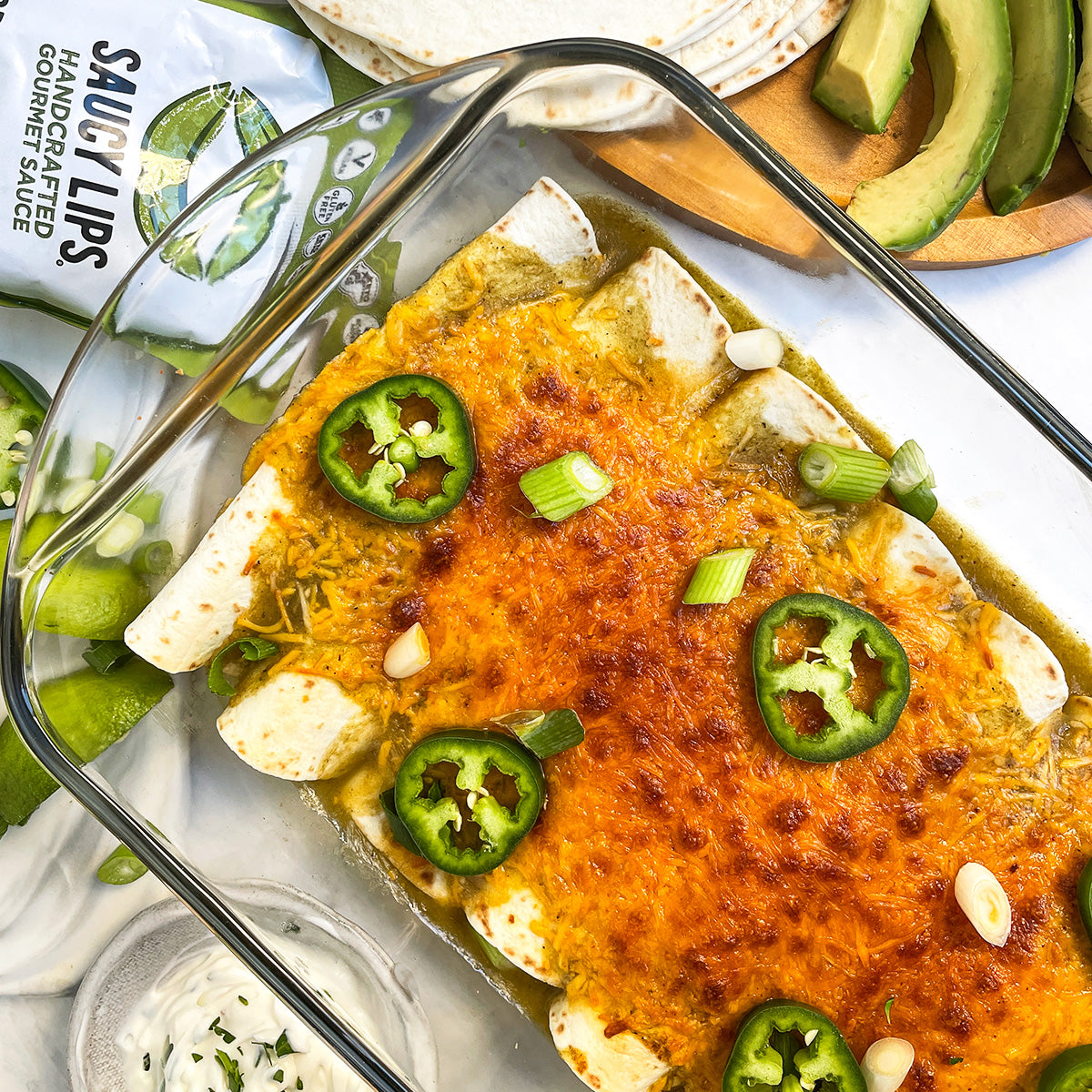 Easy 5 Ingredient Enchiladas
