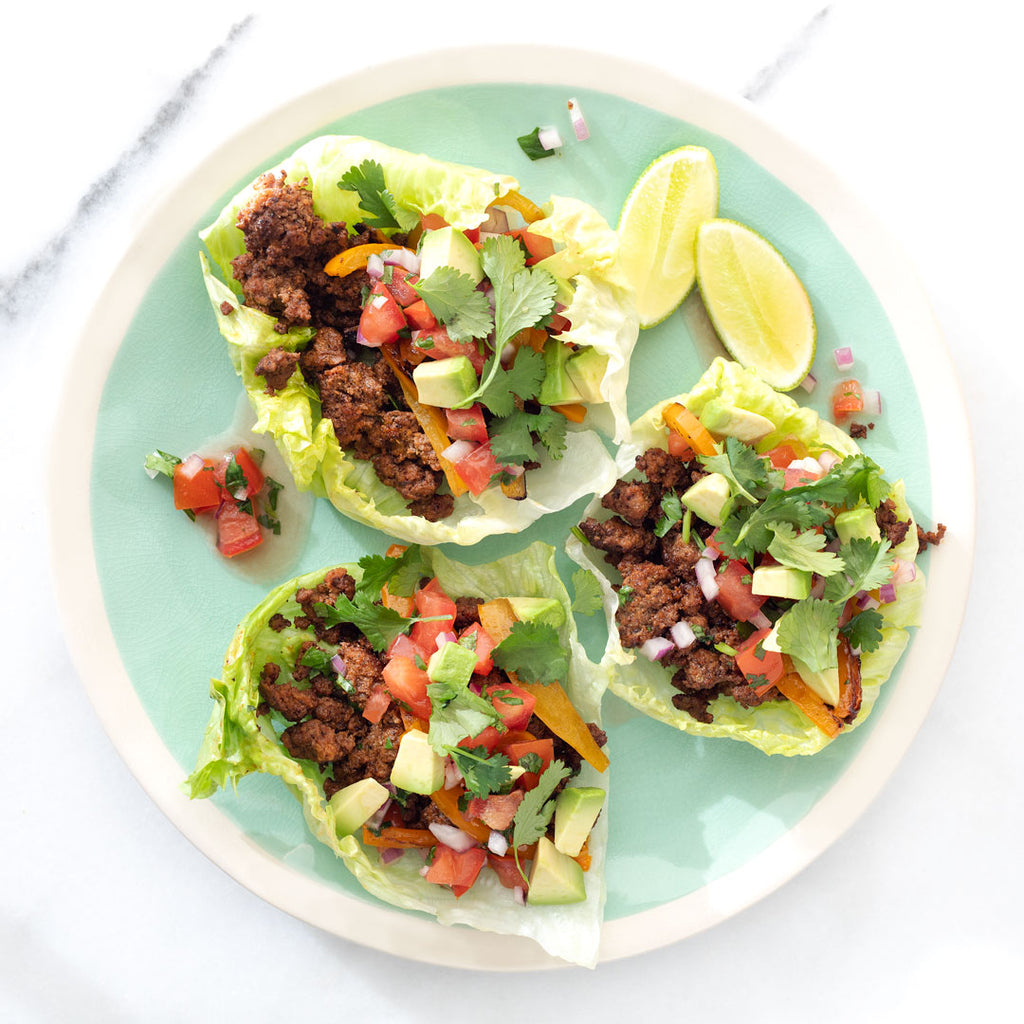 Taco Beef Lettuce Cups
