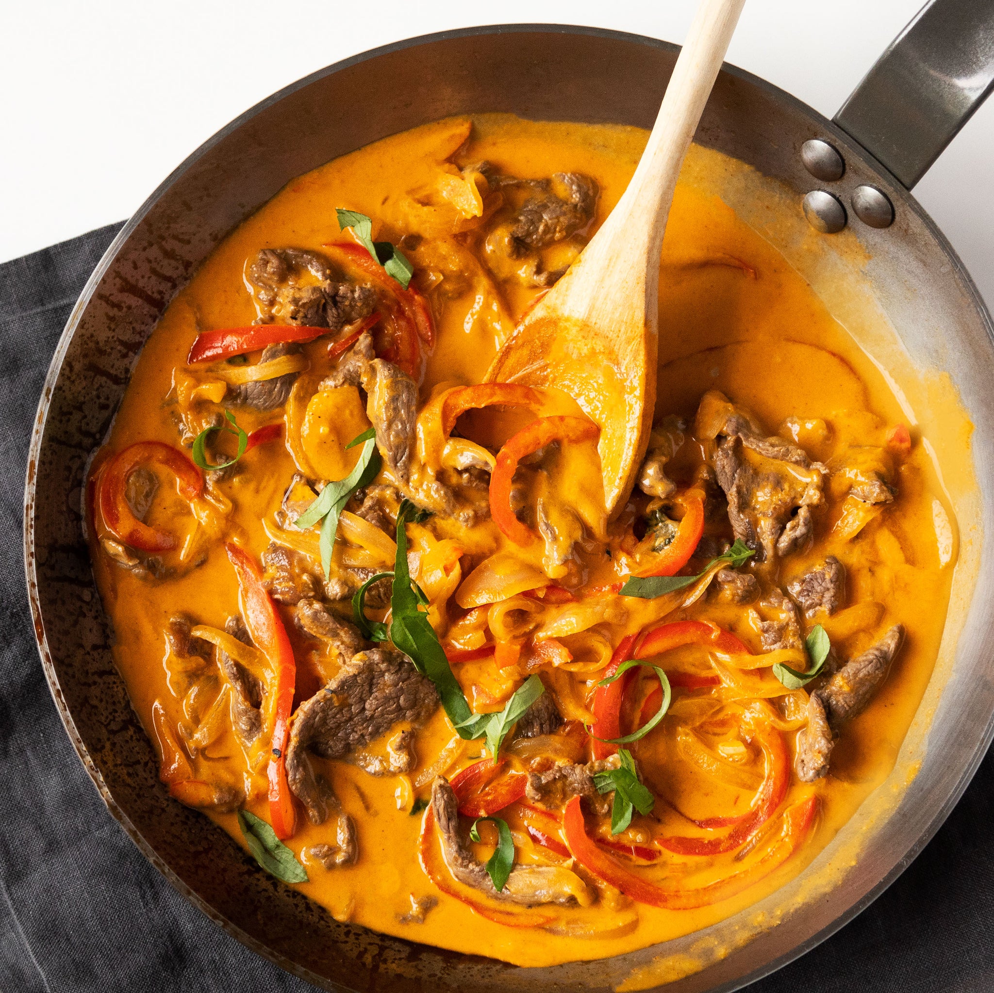 Thai Coconut Red Curry with Steak