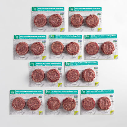 92% Lean 1/3 lb. Burger Patties - 10 Pack