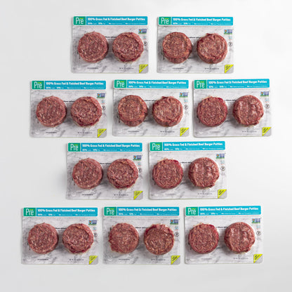 85% Lean 1/3 lb. Burger Patties - 10 Pack